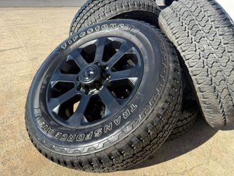 FREE DELIVERY (4) 20" 2025 Dodge Ram 2500 3500 LARAMIE wheels 2026 Firestone LT285/60R20 95%