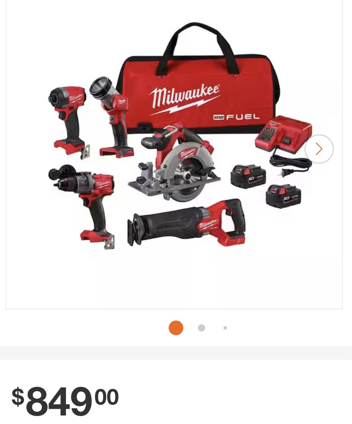 Milwawkee M18 5-Tool Combo Kit