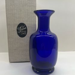 Tiara Exclusives Mini Optic Vase Cobalt Blue