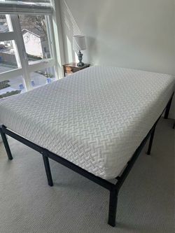 Moving Sale - Full size mattress and bed frame