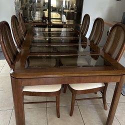 Juego de comedor con 10 sillas y mesa expandible ‼️