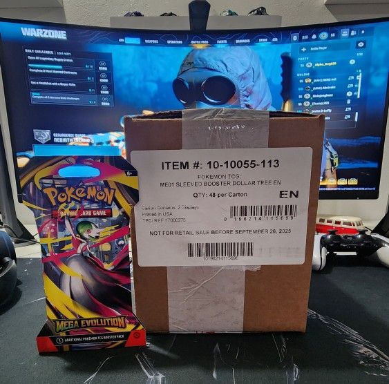 Pokémon Mega evolution sealed booster box .