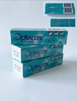 • Optixcare Eye Lube Plus - Pet Eye Lubricant Gel (Pack of 3) - Brand New