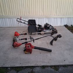 Lawn mower equipment.