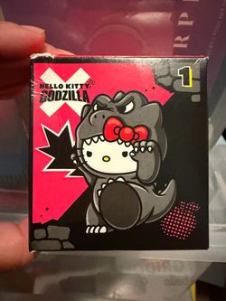 Hello kitty godzilla