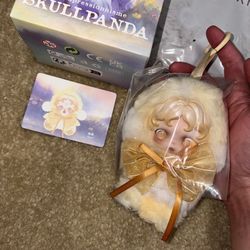 NEW AUTHENTIC POP MART Skullpanda L'impressionnisme Plush Doll Figure - Dawn