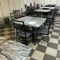 Dinettes from $200-$1500 in stock ready to go hurry for best selection limited quantities