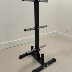 REP Bar and Weight Plate Tree