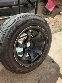15inch 4lug rims with tires