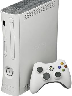 Xbox 360 with 3 controllers