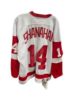 90s Brendan Shanahan Detroit Red Wings NHL Western Conference Hockey Starter Jersey Sz XL