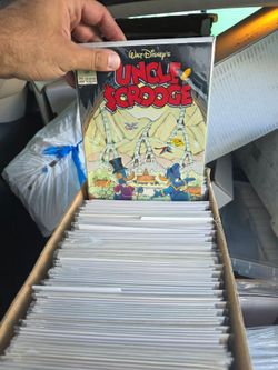 Box Full of Mickey Mouse, Scrooge and Donald Duck Comics