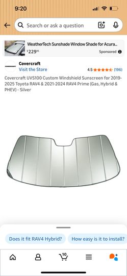 Windshield Sunscreen For Honda Civic 2019-21