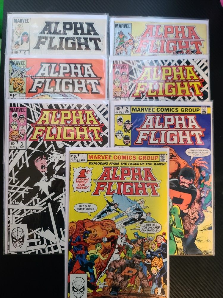 Marvel Alpha Flight Comics