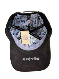 CASHED OUT HATS BLUE LA LABUBU SNAPBACK HAT COLABUBU BKBLUE