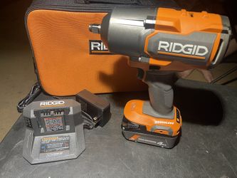 RIDGID 18v 1/2” HIGH IMPACT WRENCH KIT