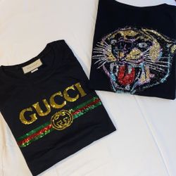 Authentic Gucci Sequin Tee