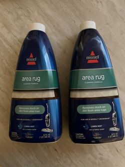 Lot Of 2 Bissell Area Rug Cleaning Formula, 32 oz