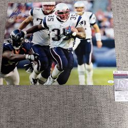 Patrick Pass Signed Autograph 16x20 Photo - JSA Coa - New England patriots