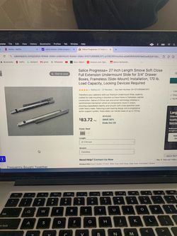 Drawer Slides  6 pairs