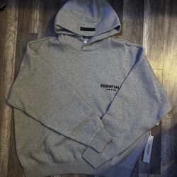 Essential Hoodie Dark Oat