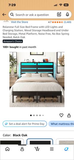 No full-size bed frame