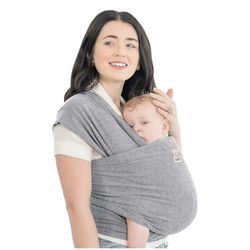 KeaBabies Baby Wrap Carrier - All in 1 Original Baby Carrier Newborn to Toddler Sling, Easy to Wear, Hands Free Bonding, Lightweight, Breathable Infan
