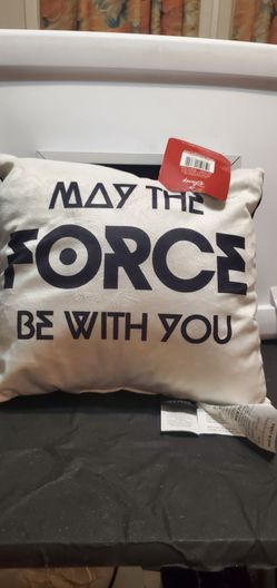 Star Wars "May the Force Be With You" decorative throw pillow