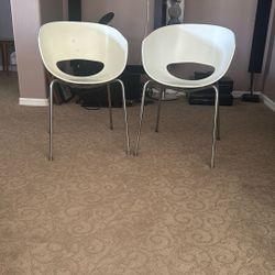 Two (2) Genuine 1960's MCM Sintesi Large Orbit Chairs