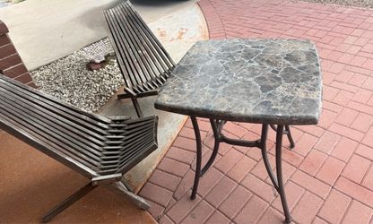 Outdoor- 2- melino and 1 table