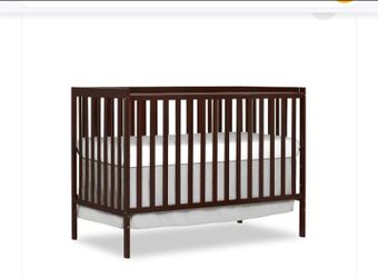 5-in-1 Convertible Crib brown