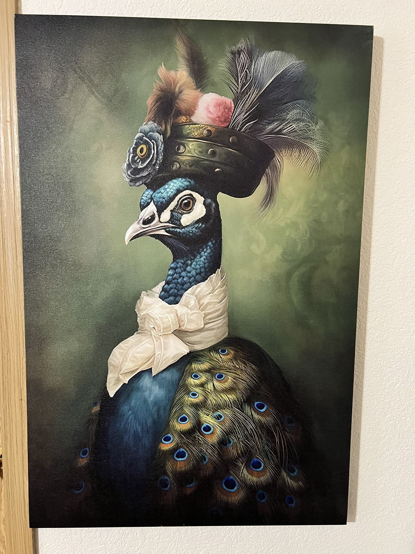 Peacock Canvas Print-Victorian Gothic Gentlemen