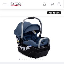 Britax Cypress Infant Car Seat, Rear Facing Car Seat with Alpine Base Ponte Arctic