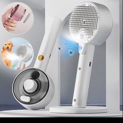 Animal Hair Remover Brush Dog And Cat Steam Brush Pet Self Cleaning Dog Brush Grooming Removes Cat Hairs Cat Dog Accessories Pet Products https://offe