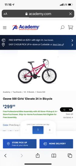 Ozone 500 Girls Elevate 24 Terrian