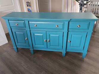 66" Rustic buffet storage cabinet