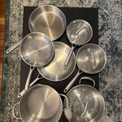 10 Piece “Our Table” Stainless Steel Cookware Set for Sale in Warwick, RI -  OfferUp