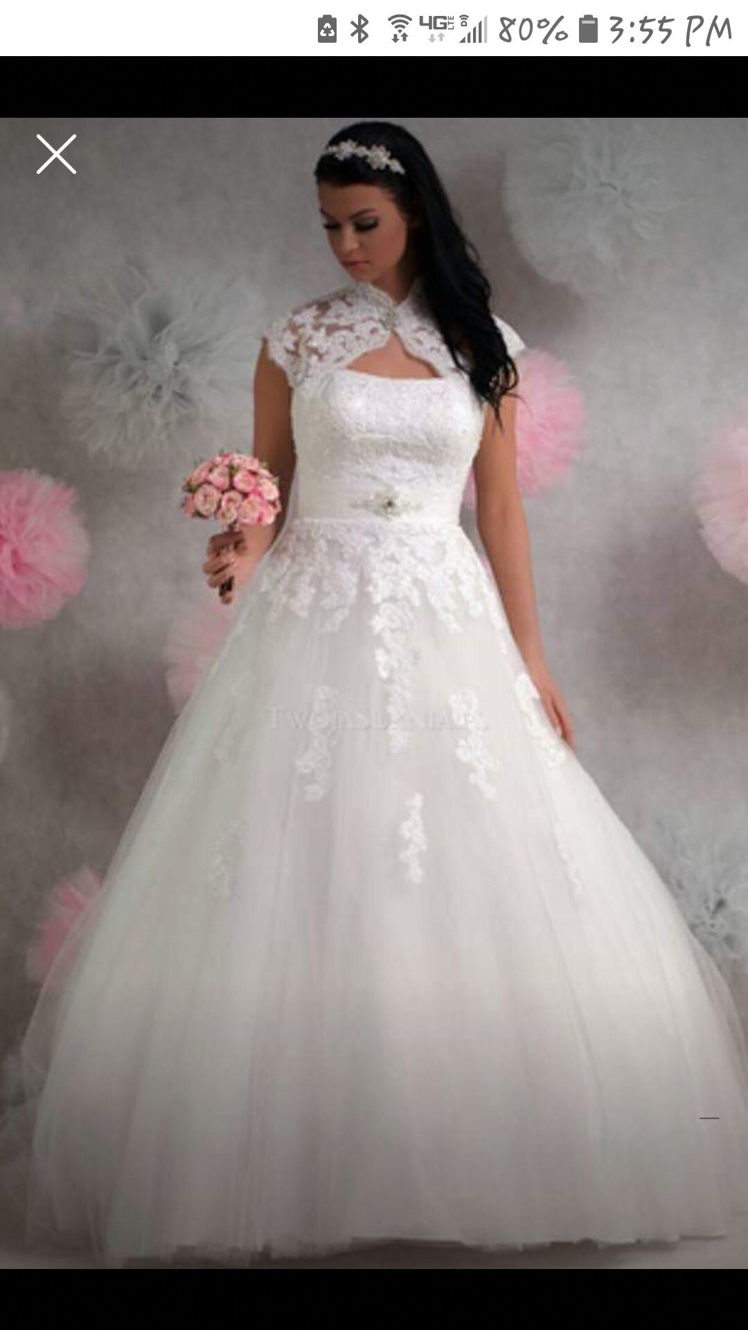 Venus Ivory Bridal Wedding dress, size 22. Never been worn, never altered. $800.00