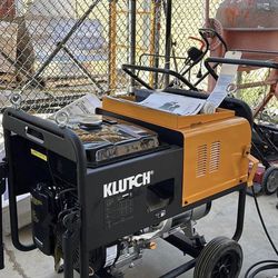 Klutch 6000K Engine Driven Inverter DC Arc Welder/AC Generator with Wheel Kit, 20-195 Amp DC Output, 120/240 Volt, 6,000 Watt AC Power Output