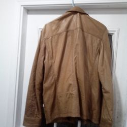 Hugo Boss Orange Leather Jacket 