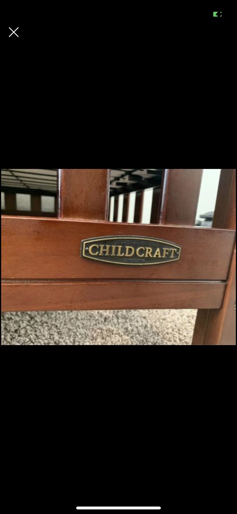 Buy Buy Baby Matching  Crib With Mattress , Changing Table With Pad. Rocking Chair