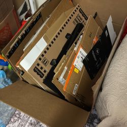 Free flattened Cardboard boxes