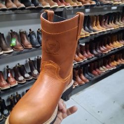 Botas De Piel De México Cómodas Para Trabajar 