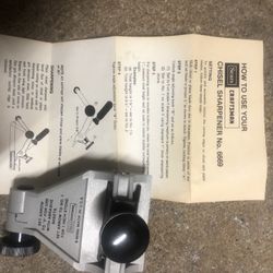 Craftsman Chisel And Plain Sharper 