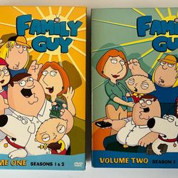 Lot of 2 Family Guy Volume 1 & 2: Season 1,2 & 3 (DVD 7-disc)