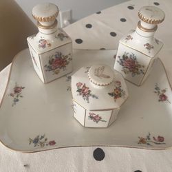 Beautiful Antique Limoges Orlibe Perfume & Trinket Box