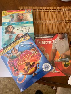 Disney movies take them all for $25 today only new never been used