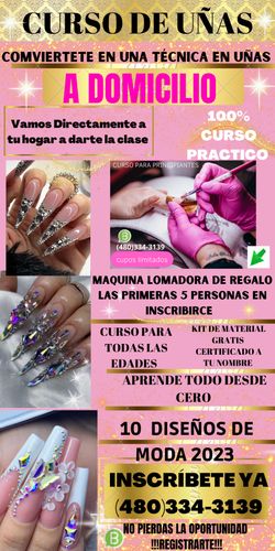 CURSO DE UÑAS KIT DE MATERIAL GRATIS 