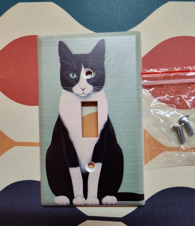Cat Light Switch Cover Plate