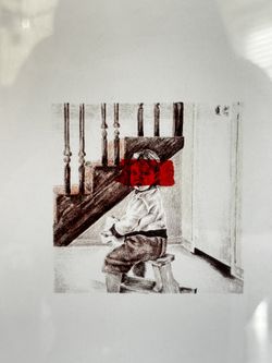“They Mark Them Red” Sketch Of Child Signed By Artist